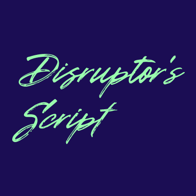 Przykład czcionki Disruptors Script