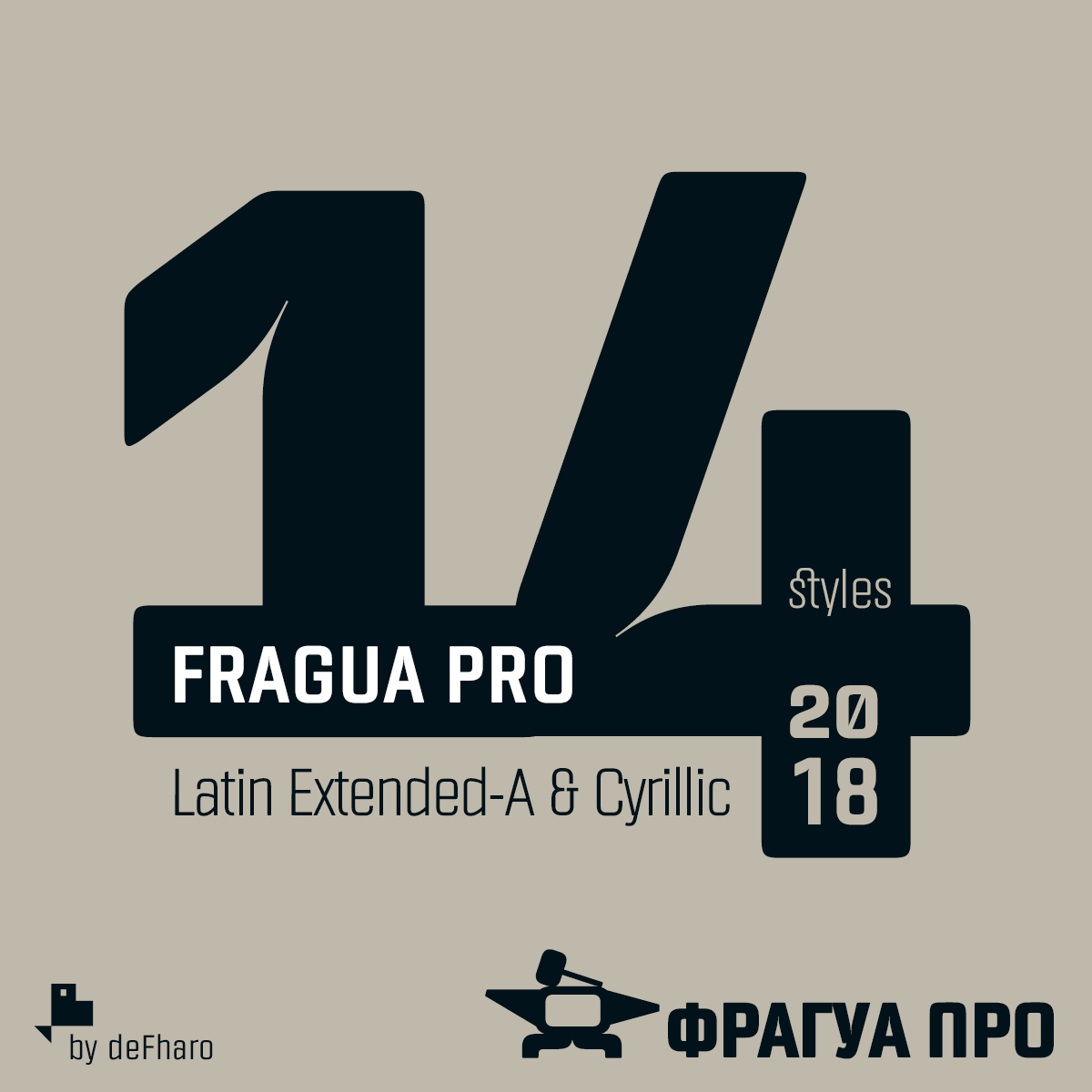 Przykład czcionki Fragua Pro SemiBold Italic