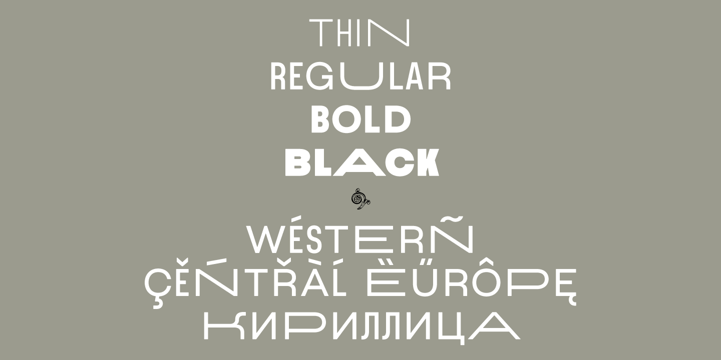 Przykład czcionki Morpha Bold