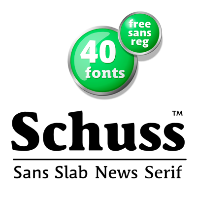 Przykład czcionki Schuss Serif Pro Light