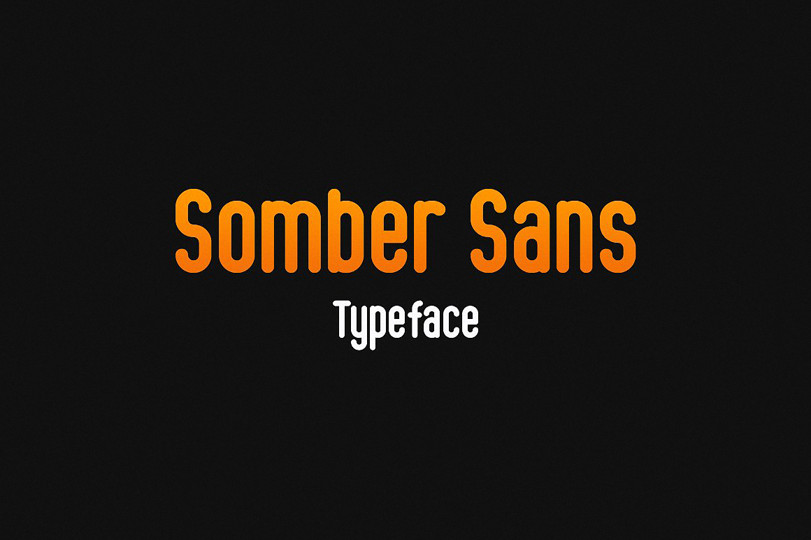 Przykład czcionki Somber Sans