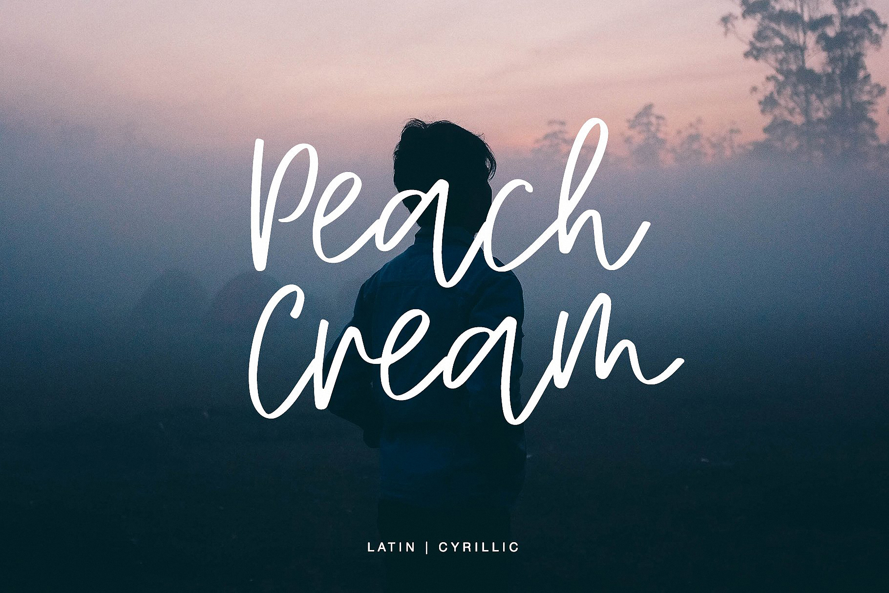 Przykład czcionki Peach Cream Regular