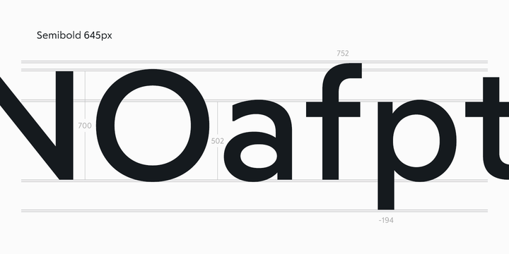 Przykład czcionki RF Tone ExtraBold Italic