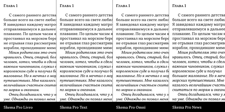 Przykład czcionki Skema Pro Display Medium Italic