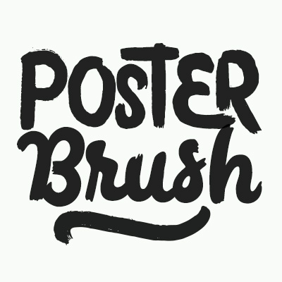 Przykład czcionki Poster Brush