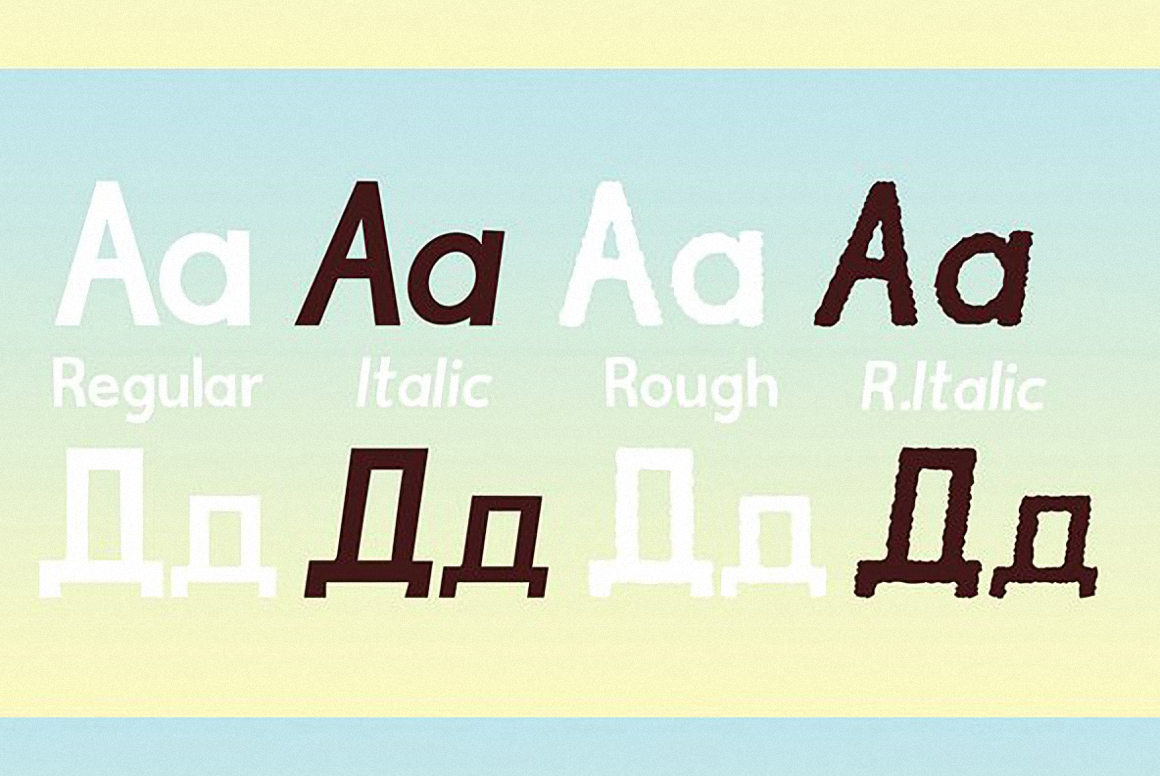 Przykład czcionki Helenita book Rough Italic