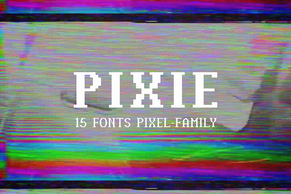 Przykład czcionki Pixie Serif Bold