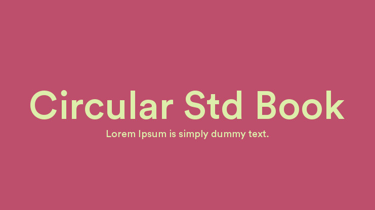 Przykład czcionki Circular Std Medium Italic