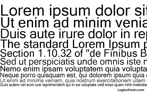 Przykład czcionki Microsoft Sans Serif Regular