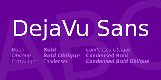 Przykład czcionki DejaVu Sans