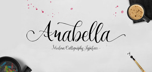 Przykład czcionki Arabella