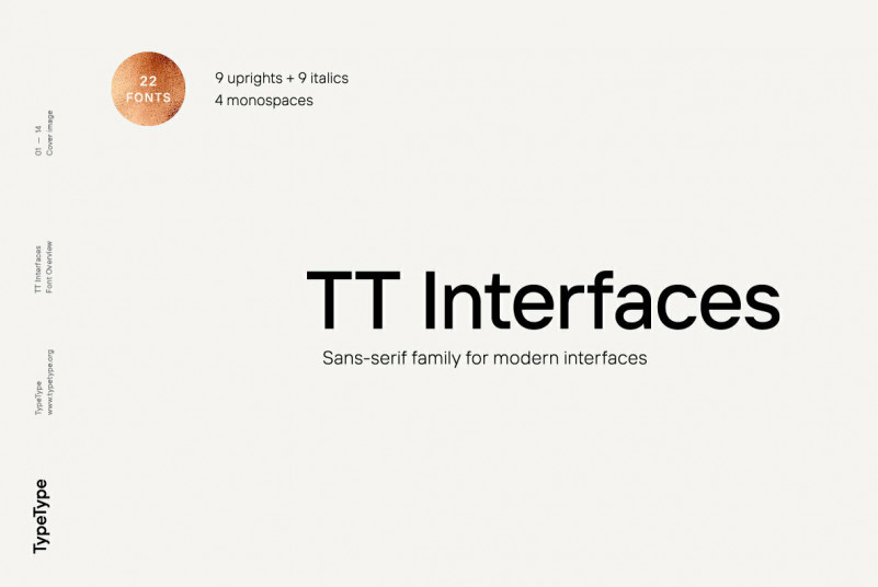 Przykład czcionki TT Interfaces