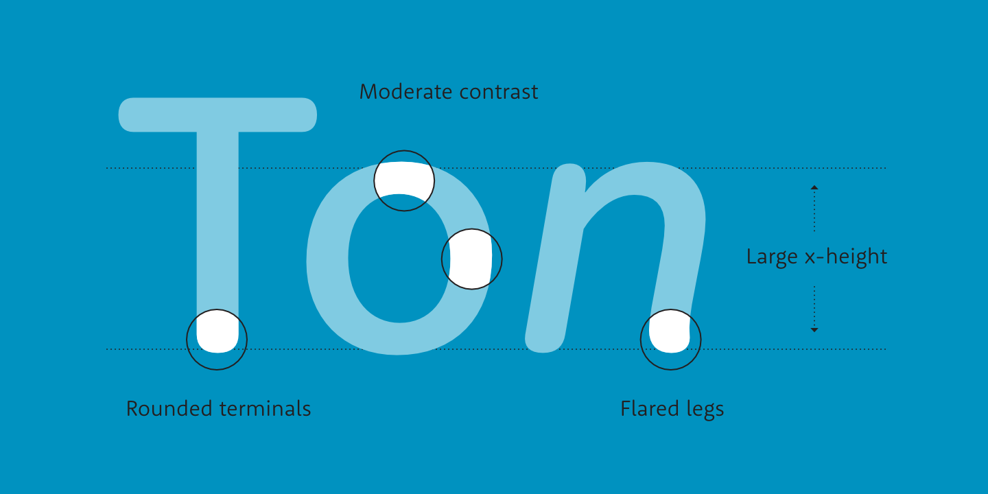 Przykład czcionki Rooney Sans Medium Italic