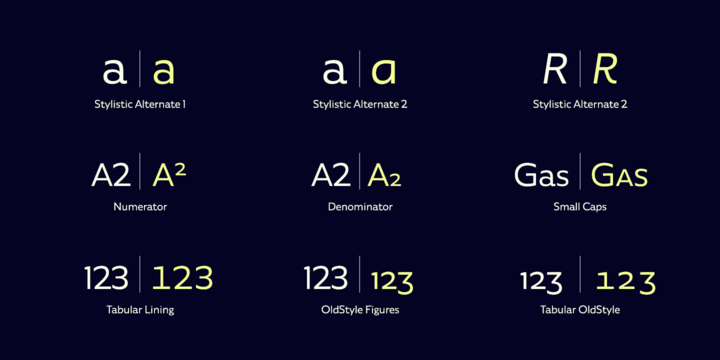 Przykład czcionki Agile Sans Heavy Italic