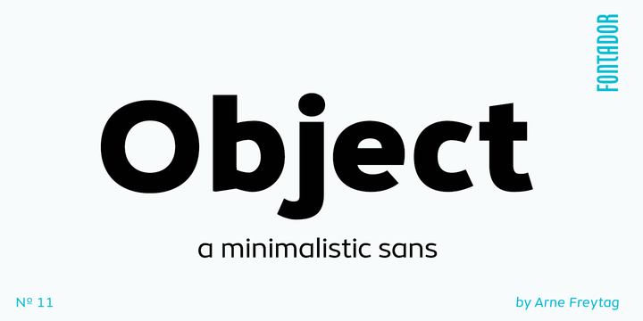 Przykład czcionki Object Extra Bold Oblique
