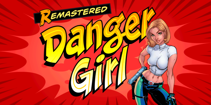 Przykład czcionki CC Danger Girl