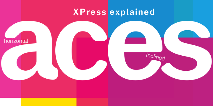Przykład czcionki Xpress Rounded Extra Light Italic