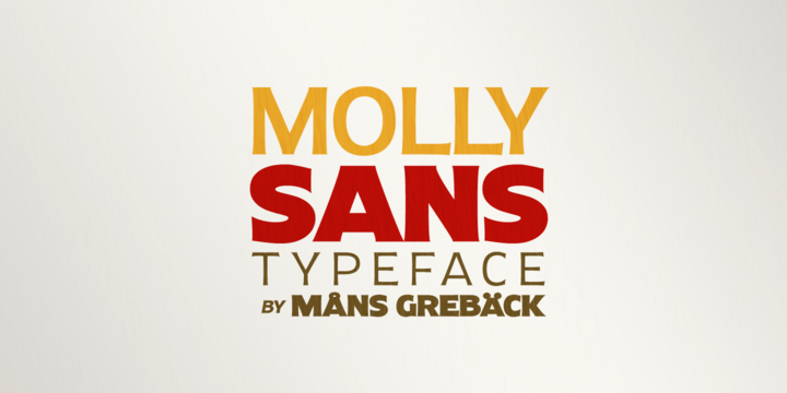 Przykład czcionki Molly Sans