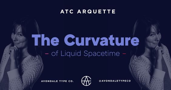 Przykład czcionki ATC Arquette
