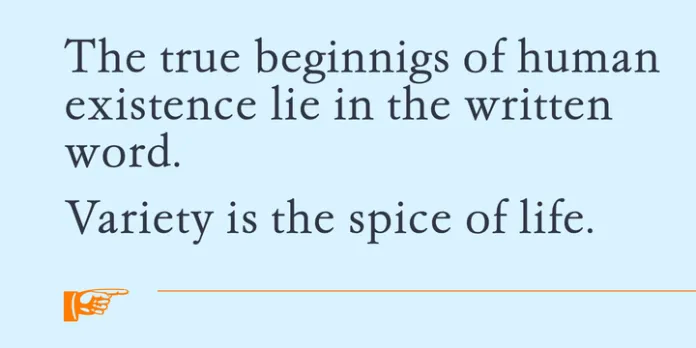 Przykład czcionki Garamond Antiqua Pro Italic