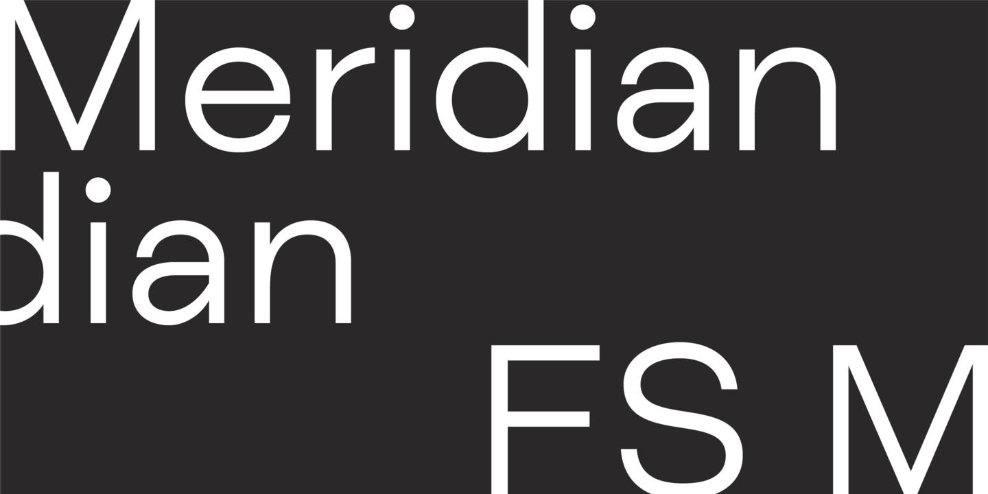 Przykład czcionki FS Meridian Medium