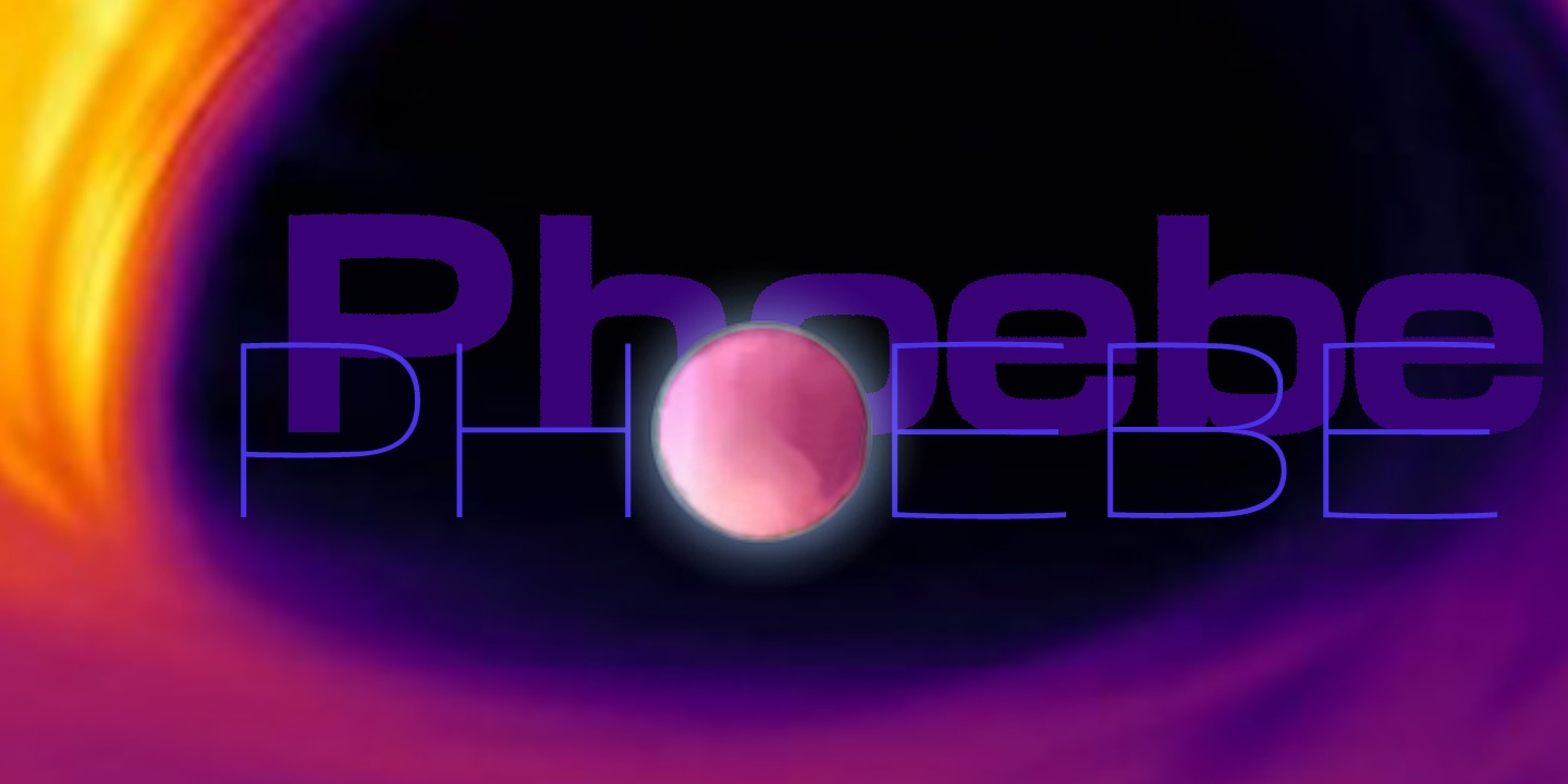 Przykład czcionki Phoebe Light Italic