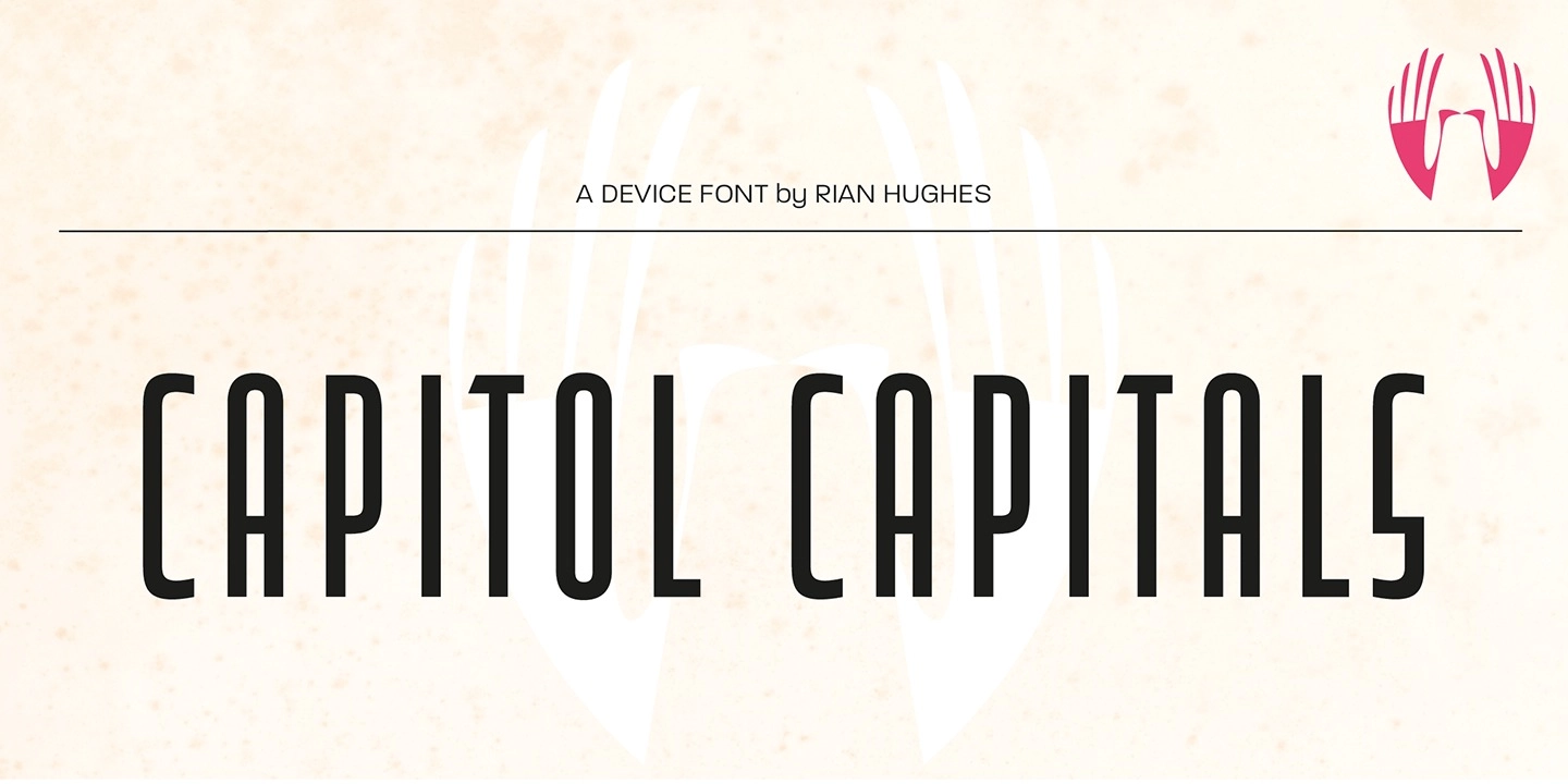 Przykład czcionki Capitol Bold