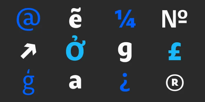 Przykład czcionki Modal Bold Black Italic