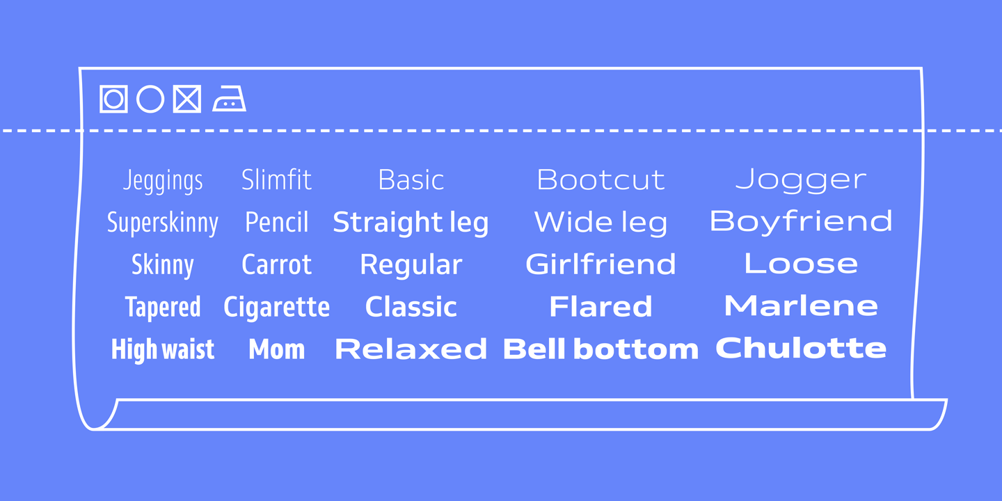 Przykład czcionki Venn Extended Medium