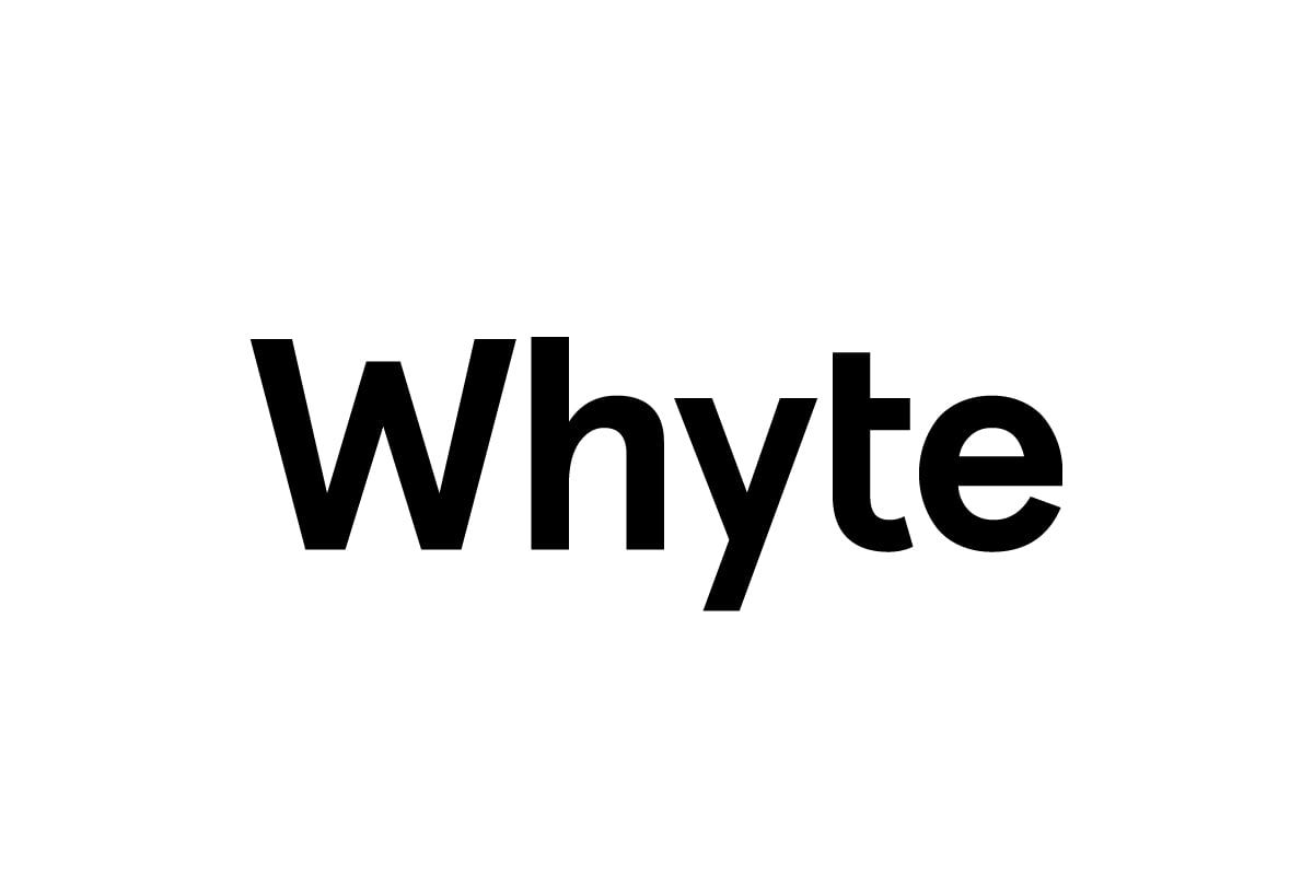 Przykład czcionki Whyte