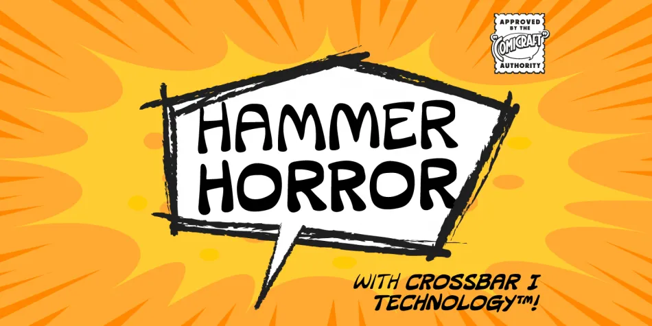 Przykład czcionki CC Hammer Horror