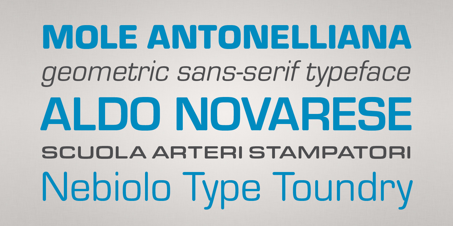 Przykład czcionki Eurostile Round Medium Italic