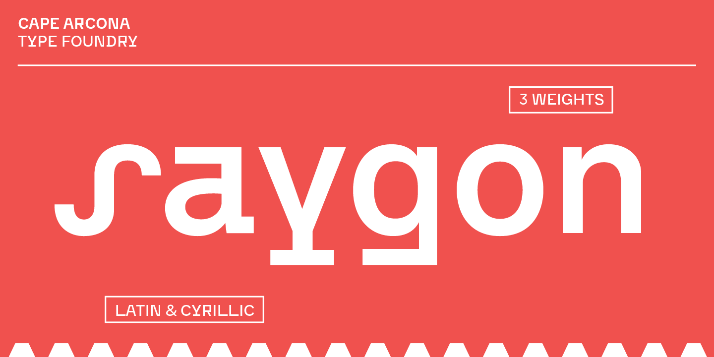 Przykład czcionki CA Saygon Bold