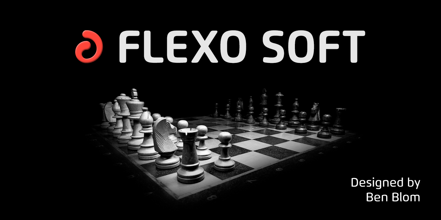 Przykład czcionki Flexo Soft