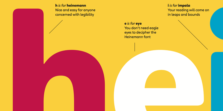 Przykład czcionki Heinemann Special Bold Italic