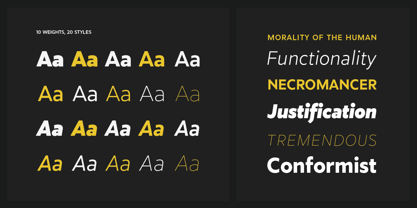 Przykład czcionki Marcher Thin Italic