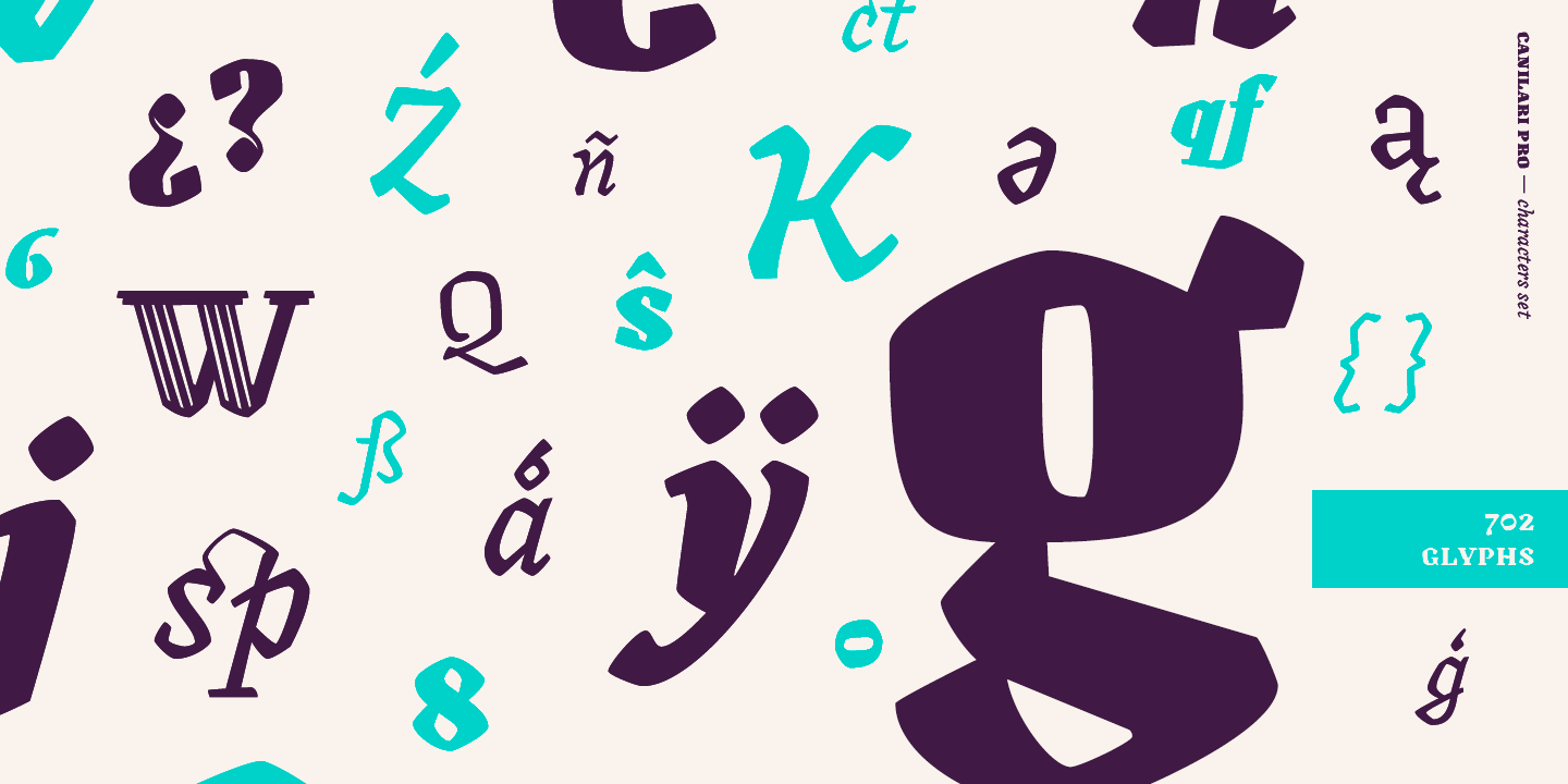 Przykład czcionki Canilari PRO Regular Italic