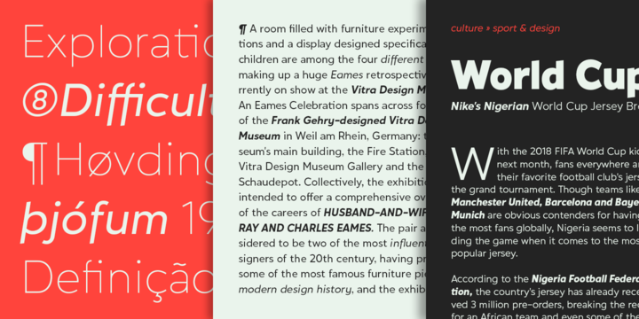 Przykład czcionki Hartwell Alt Light italic