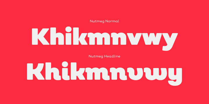 Przykład czcionki Nutmeg Headline Ultra Light Italic