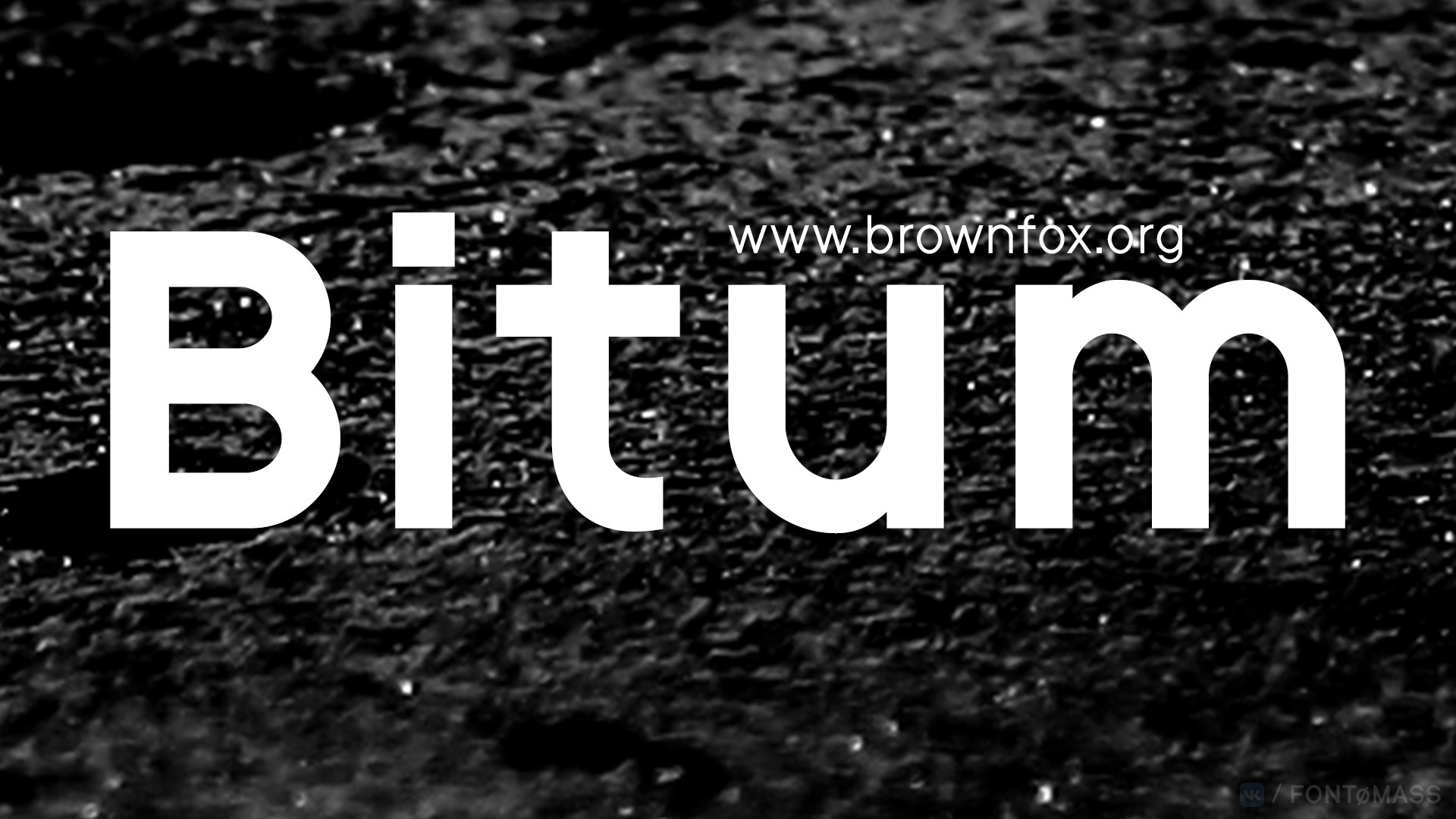 Przykład czcionki Bitum Bold Italic