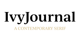 Przykład czcionki Ivy Journal Bold