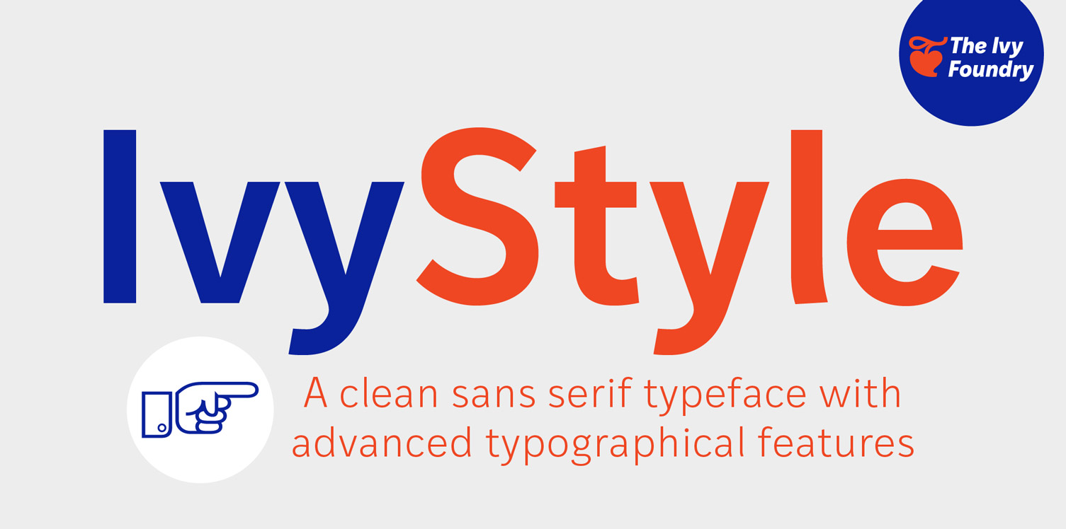 Przykład czcionki Ivy Style Sans Bold Italic