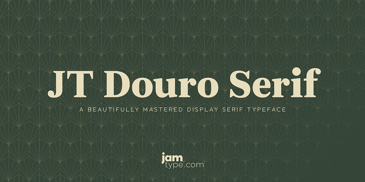 Przykład czcionki JT Douro Serif Medium