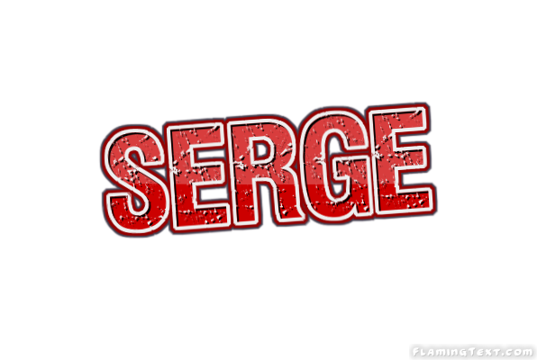 Przykład czcionki Serge