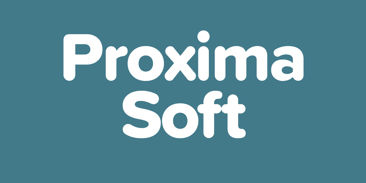 Przykład czcionki Proxima Soft
