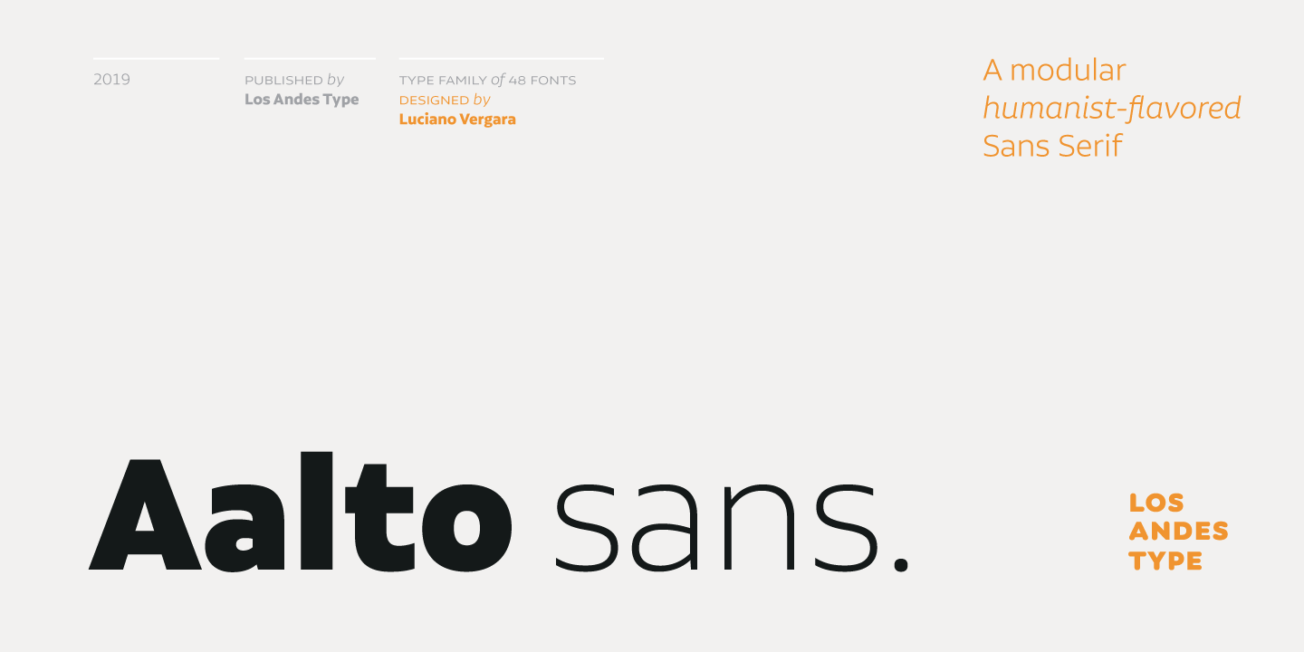 Przykład czcionki Aalto Sans Essential Medium