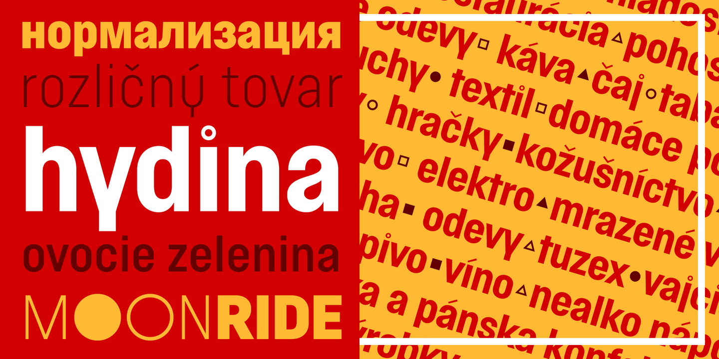 Przykład czcionki Normatica Bold Italic