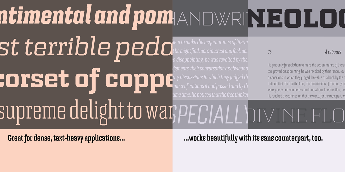 Przykład czcionki Bourgeois Slab Thin Italic