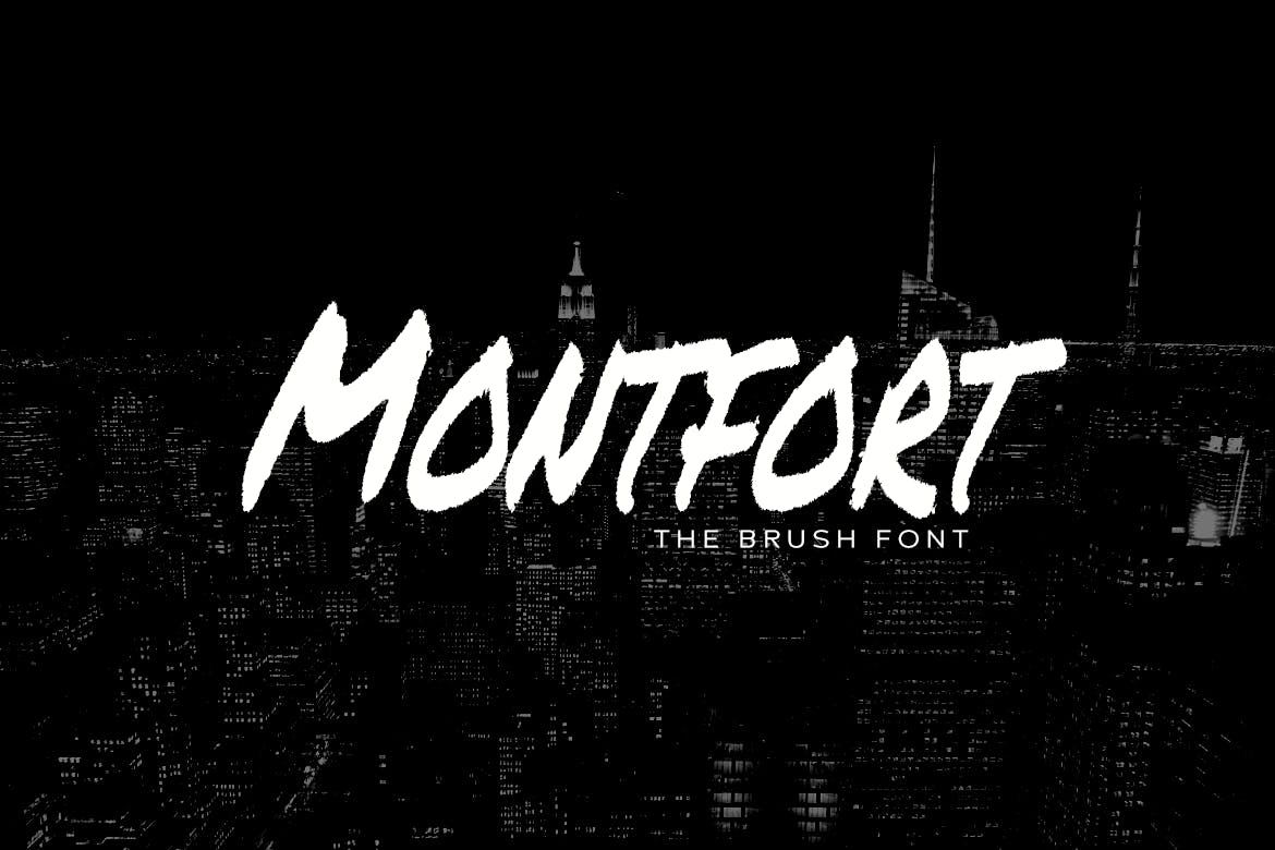 Przykład czcionki Mont Fort