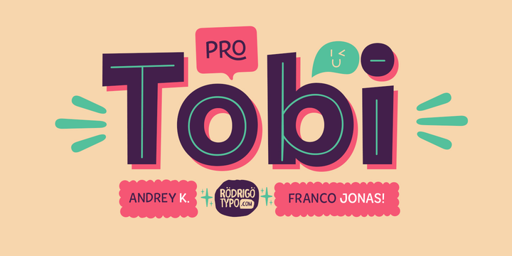 Przykład czcionki Tobi Pro